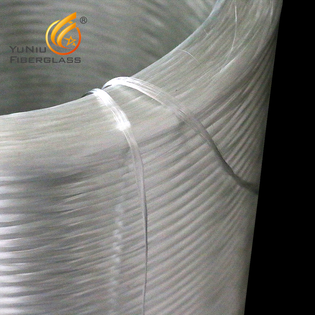 Performance à coût élevé E-glass Direct Roving/roving en fibre de verre 2400 tex pour l'isolation des tuyaux