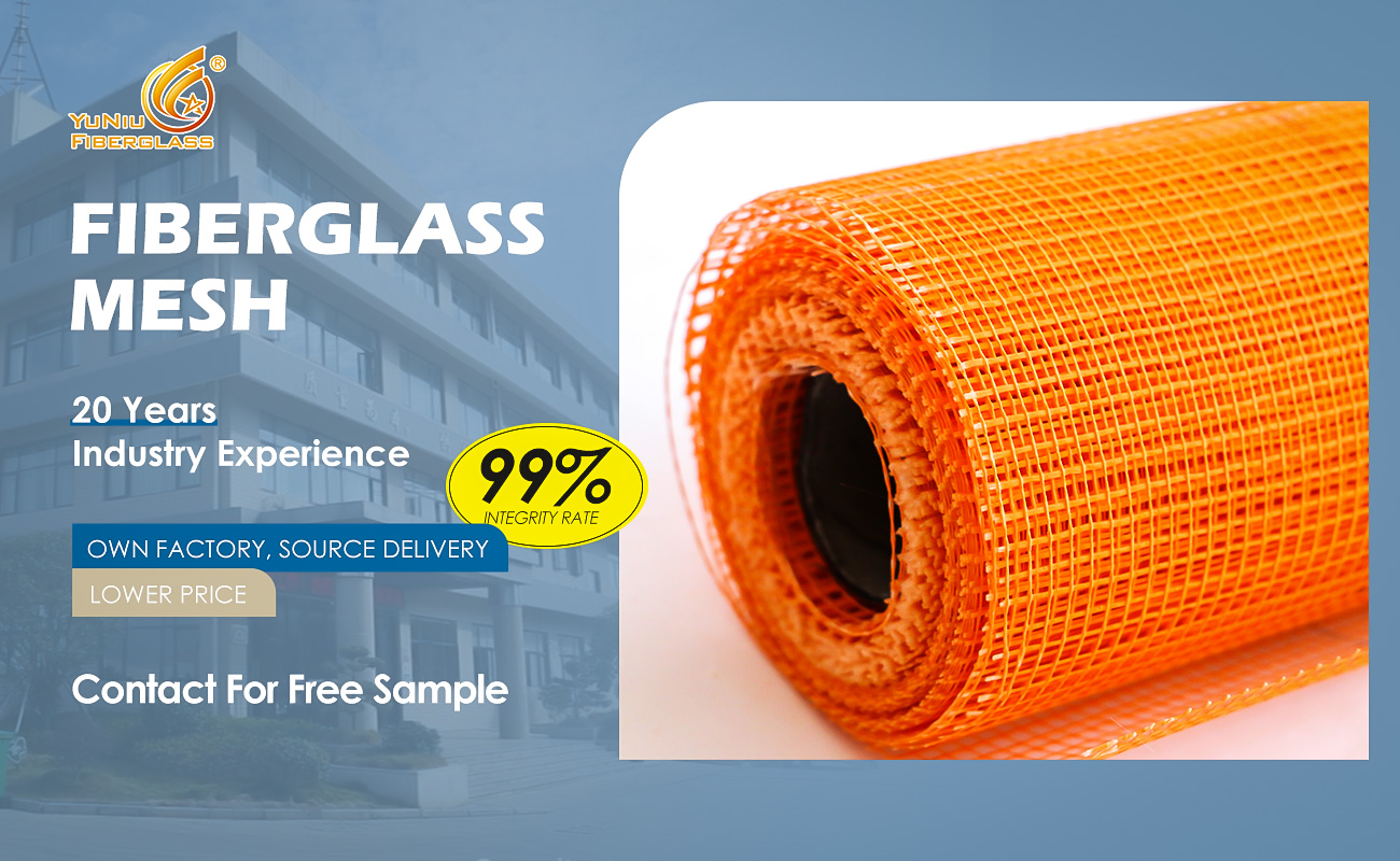 Maille en fibre de verre 4x4 160 de la meilleure qualité pour les matériaux de renforcement des murs 