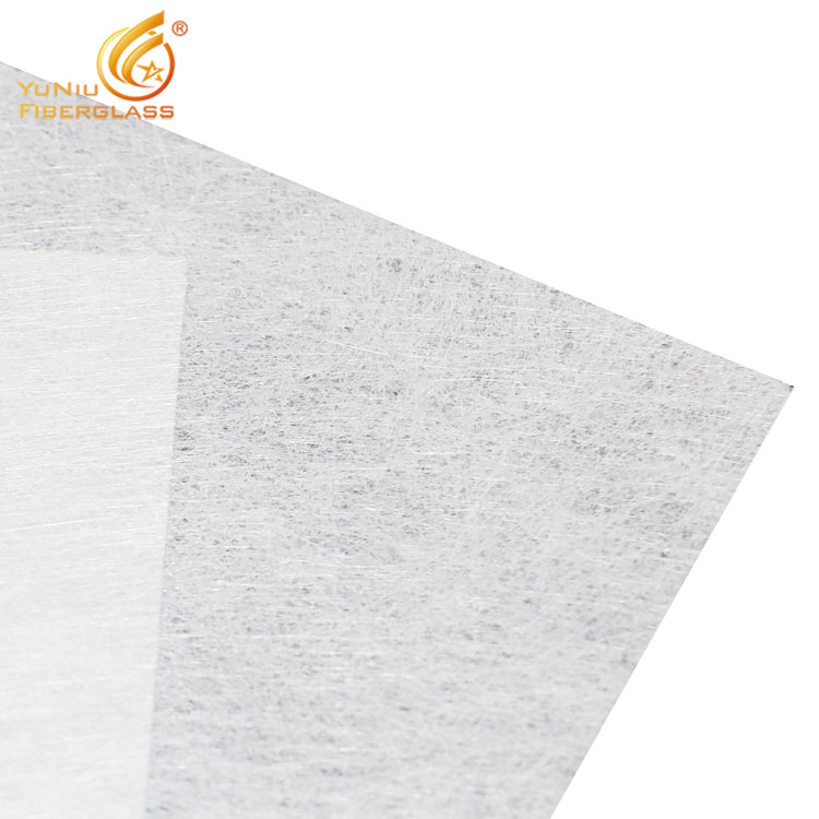 Vente en gros de tapis de fils coupés en fibre de verre Yuniu, tapis de fils coupés en fibre de verre 450g m2 pour tour de refroidissement