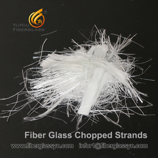 Approvisionnement suffisant en matériaux minéraux Brins coupés en fibre de verre