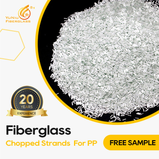 Bonne fluidité brins coupés en fibre de verre de 3 mm/4,5 mm pour PP/PA/PBT